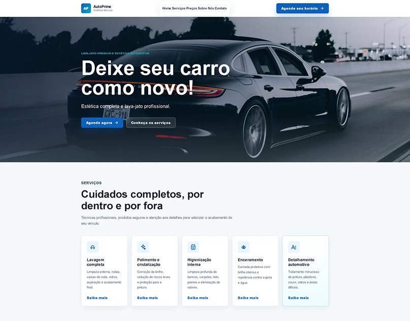Capa da landing page Lava Jato